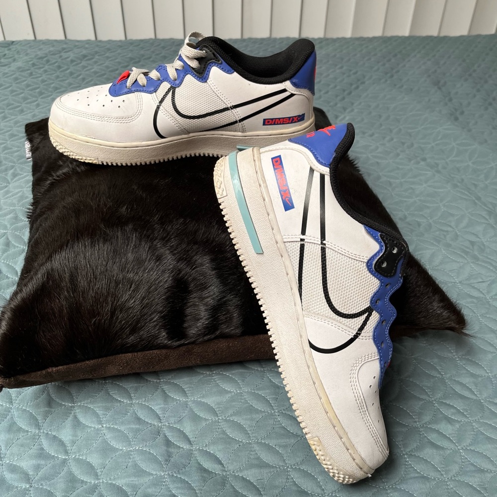 (GS) Nike Air Force 1 React
'Astronomy Blue Laser Crimson'
CD6960-101